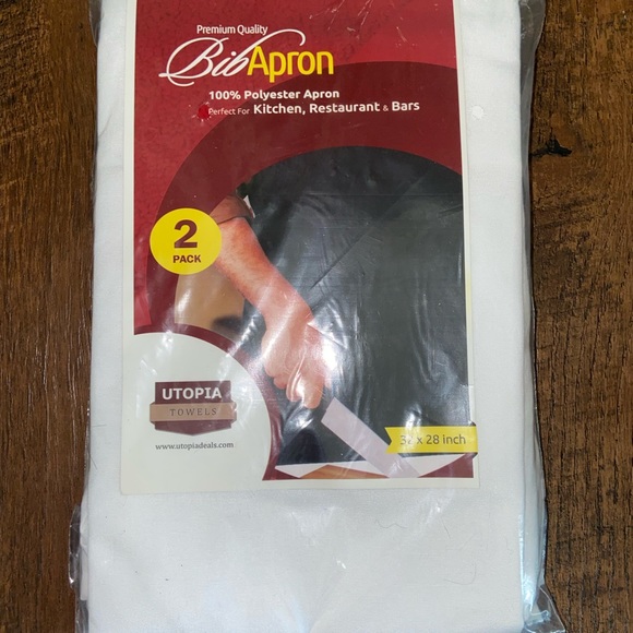 Utopia Towels Bib Aprons - Picture 1 of 6